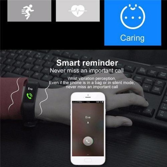 Smart Bracelet,Waterproof Fitness Tracker Heart - Picture 5 of 8